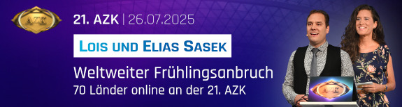 Weltweiter Frühlingsanbruch - 70 Länder online an der 21. AZK (Einführung von Lois Sasek + Elias Sasek)